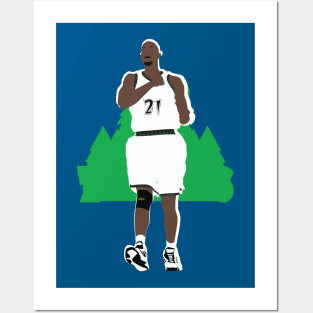 Kevin Garnett 'The Big Ticket' Minnesota Timberwolves Posters and Art